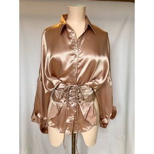 Satin Corset Blouse